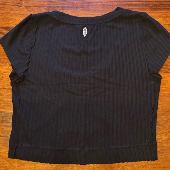 Free People FP Movement Blissed Out Baby Rib T-Shirt - Picture 4 of 5